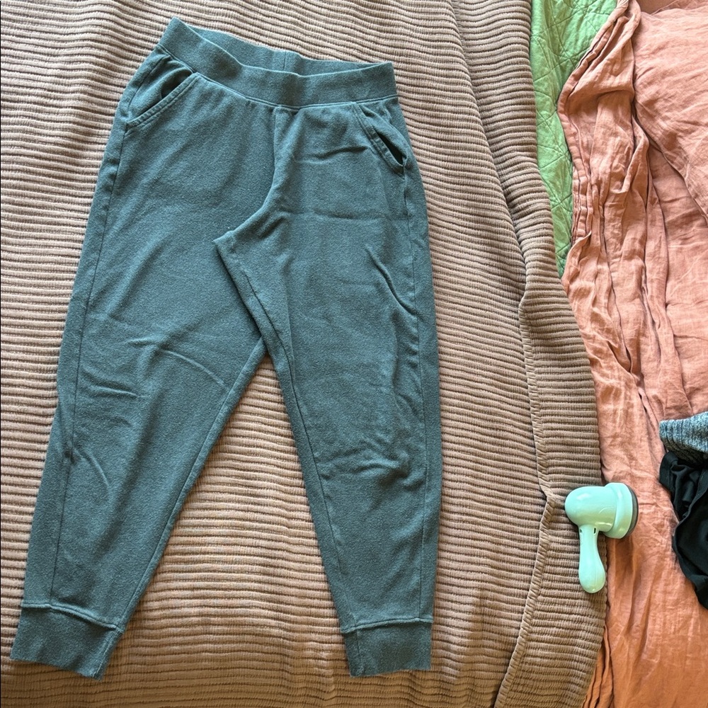 Pact Women's Charcoal Heather Airplane Jogger L